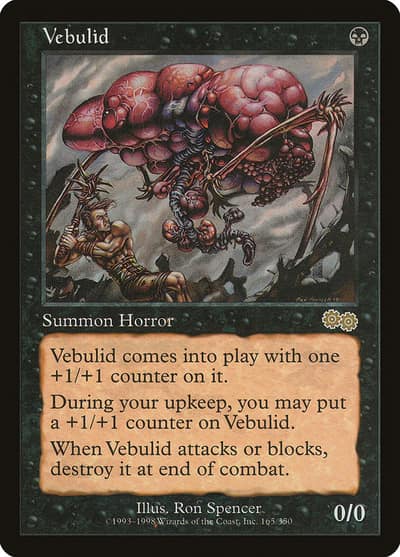 Vebulid 165 Urza's Saga Magic card