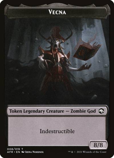 Vecna TAFR-8 Adventures in the Forgotten Realms Tokens Magic card