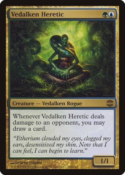 Vedalken Heretic ARB-104 Alara Reborn Magic card