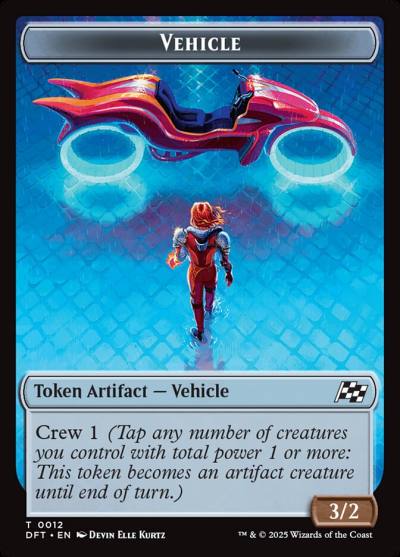 Vehicle TDFT-12 Aetherdrift Tokens Magic card