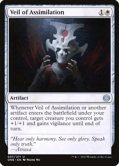 Veil of Assimilation ONE-37 Phyrexia: All Will Be One Magic card