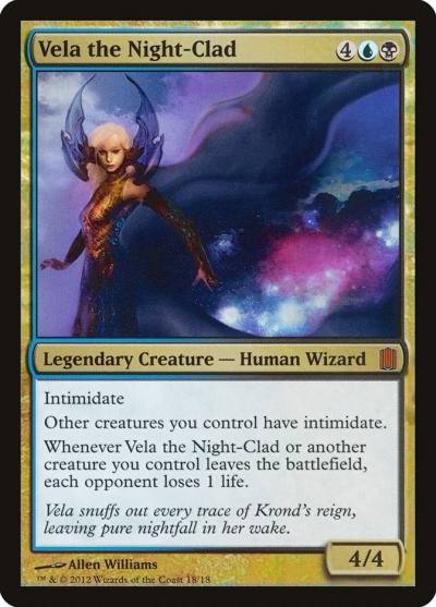 Vela the Night-Clad CM1-18 Commander's Arsenal Magic card