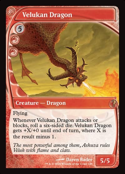 Velukan Dragon 145 Mystery Booster 2 Magic card