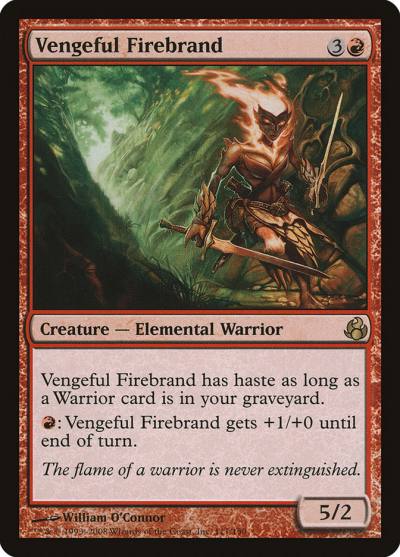 Vengeful Firebrand MOR-111 Morningtide Magic card