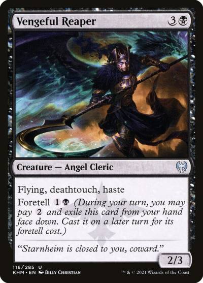 Vengeful Reaper KHM-116 Kaldheim Magic card
