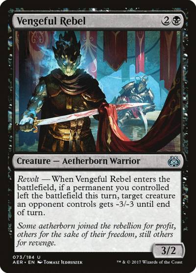Vengeful Rebel AER-73 Aether Revolt Magic card