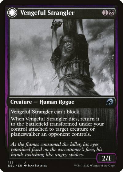 Vengeful Strangler // Strangling Grasp DBL-126 Innistrad: Double Feature Magic card