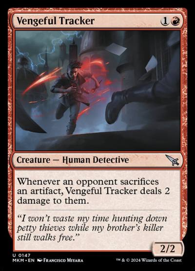 Vengeful Tracker MKM-147 Murders at Karlov Manor Magic card