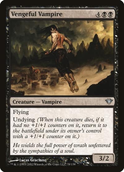 Vengeful Vampire 78 Dark Ascension Magic card