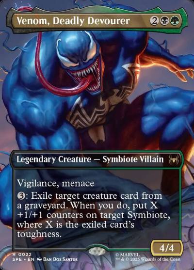 Venom, Deadly Devourer SPE-22 Marvel's Spider-Man Eternal Magic card