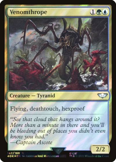 Venomthrope 40K-147STAR Warhammer 40,000 Commander Magic card