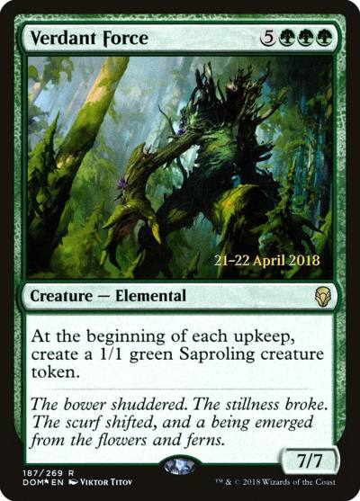 Verdant Force PDOM-187S Dominaria Promos Magic card