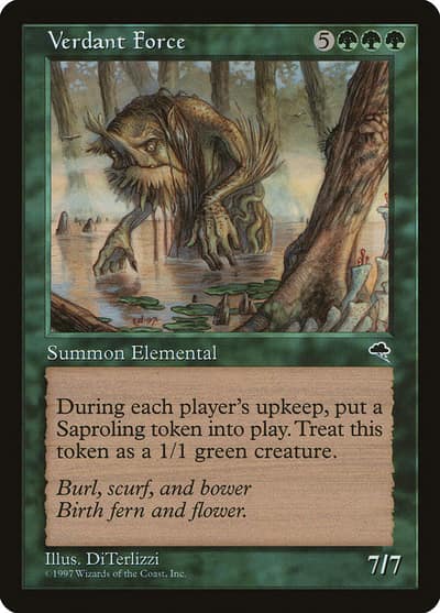 Verdant Force TMP-263 Tempest Magic card