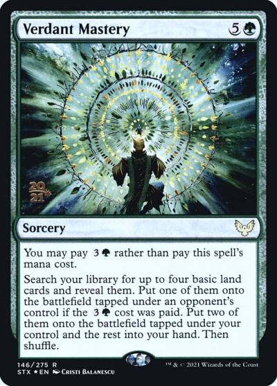 Verdant Mastery PSTX-146S Strixhaven: School of Mages Promos Magic card