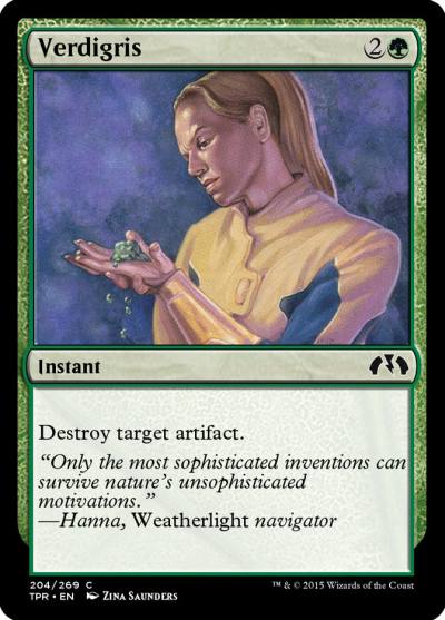 Verdigris TPR-204 Tempest Remastered Magic card