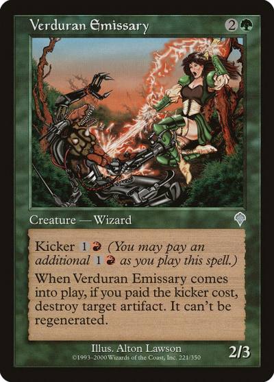 Verduran Emissary INV-221 Invasion Magic card