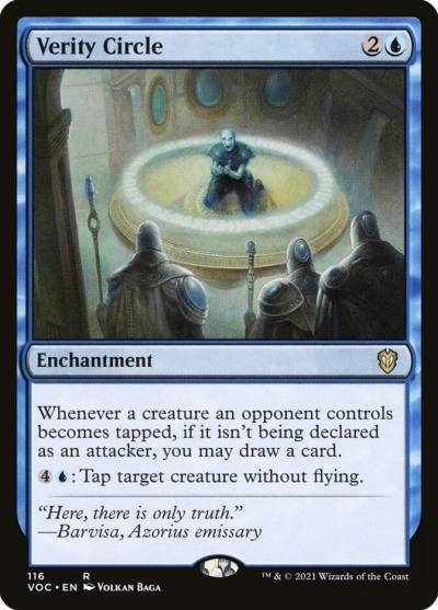 Verity Circle VOC-116 Crimson Vow Commander Magic card