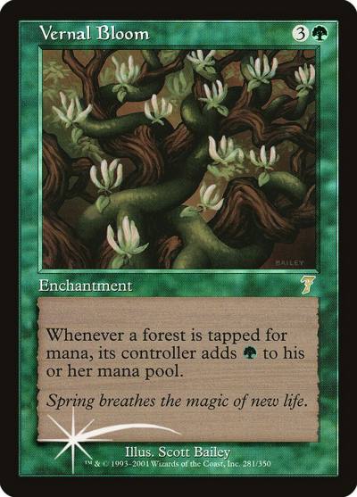 Vernal Bloom 7ED-281STAR Seventh Edition Magic card