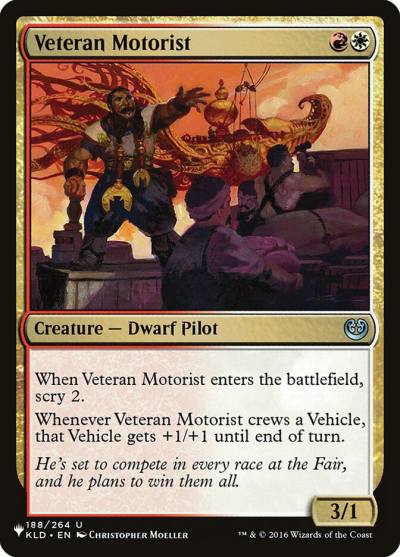 Veteran Motorist PLST-KLD-188 The List Magic card