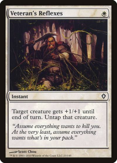 Veteran's Reflexes WWK-23 Worldwake Magic card