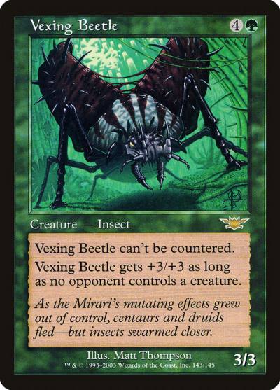 Vexing Beetle LGN-143 Legions Magic card