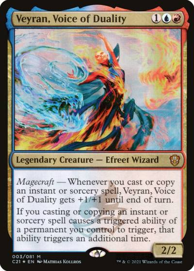 Veyran, Voice of Duality C21-3 Commander 2021 Magic card