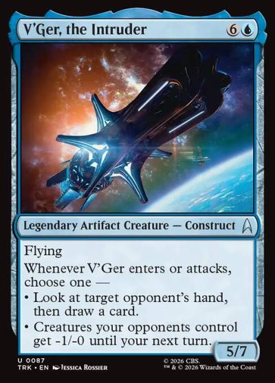 V'Ger, the Intruder TRK-87 Star Trek Magic card
