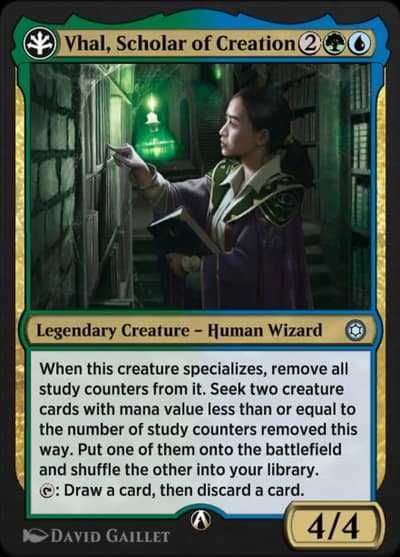 Vhal, Scholar of Creation 8g Alchemy Horizons: Baldur's Gate Magic card