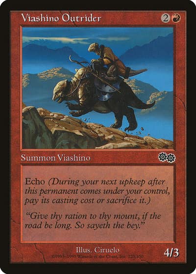Viashino Outrider USG-223 Urza's Saga Magic card