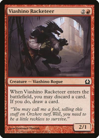 Viashino Racketeer 112 Return to Ravnica Magic card