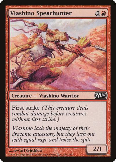 Viashino Spearhunter 161 Magic 2010 Magic card