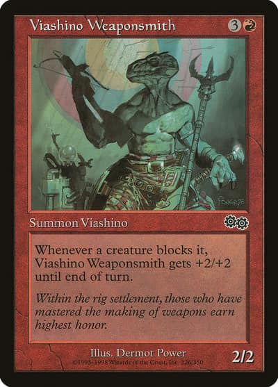 Viashino Weaponsmith USG-226 Urza's Saga Magic card