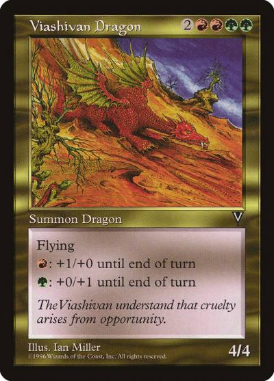 Viashivan Dragon VIS-140 Visions Magic card