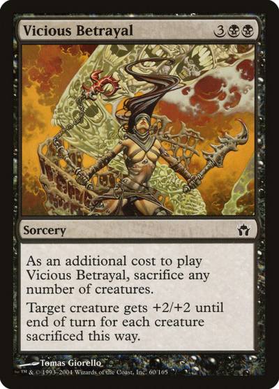 Vicious Betrayal 5DN-60 Fifth Dawn Magic card