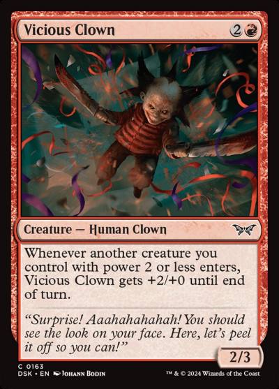 Vicious Clown 163 Duskmourn: House of Horror Magic card
