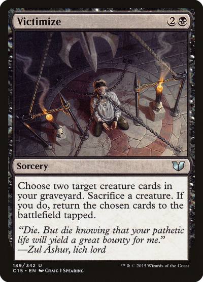 Victimize C15-139 Commander 2015 Magic card