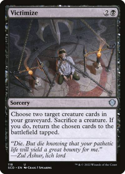 Victimize SCD-118 Starter Commander Decks Magic card