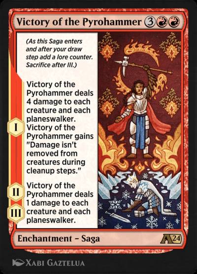 Victory of the Pyrohammer YWOE-12 Alchemy: Wilds of Eldraine Magic card