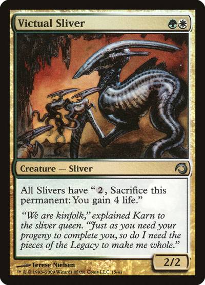 Victual Sliver H09-15 Premium Deck Series: Slivers Magic card