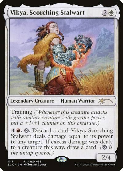 Vikya, Scorching Stalwart SLX-11 Universes Within Magic card