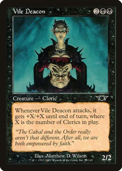 Vile Deacon 85 Legions Magic card