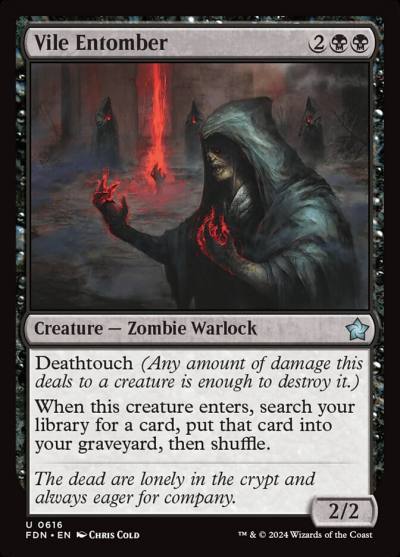 Vile Entomber FDN-616 Foundations Magic card