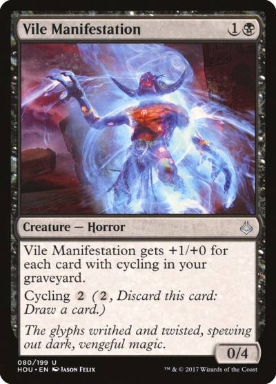 Vile Manifestation HOU-80 Hour of Devastation Magic card