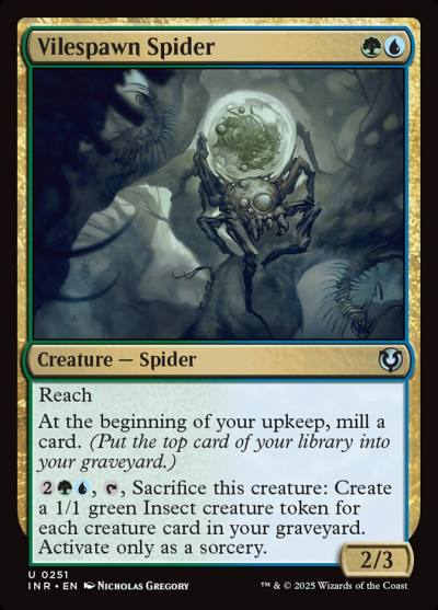 Vilespawn Spider INR-251 Innistrad Remastered Magic card