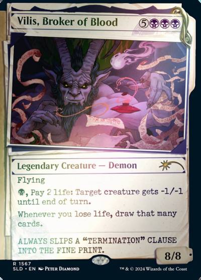 Vilis, Broker of Blood SLD-1567STAR Secret Lair Drop Magic card
