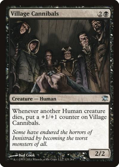 Village Cannibals ISD-125 Innistrad Magic card