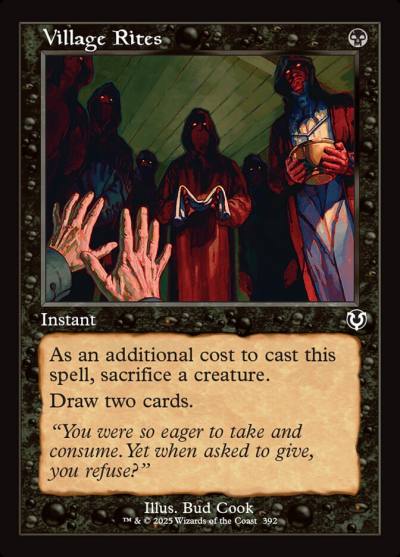 Village Rites INR-392 Innistrad Remastered Magic card