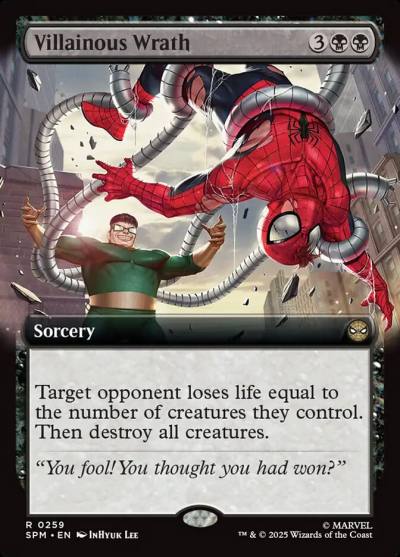 Villainous Wrath SPM-259 Marvel's Spider-Man Magic card