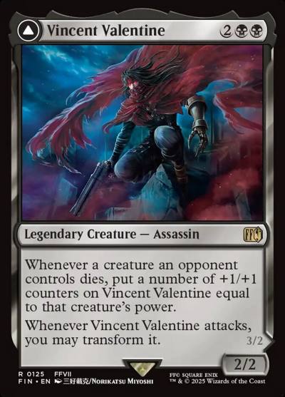 Vincent Valentine // Galian Beast FIN-125 Final Fantasy Magic card