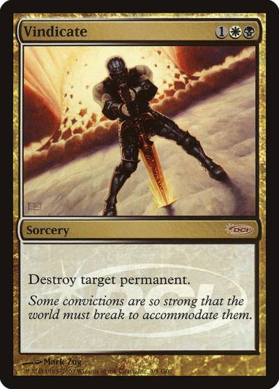 Vindicate G07-4 Judge Gift Cards 2007 Magic card